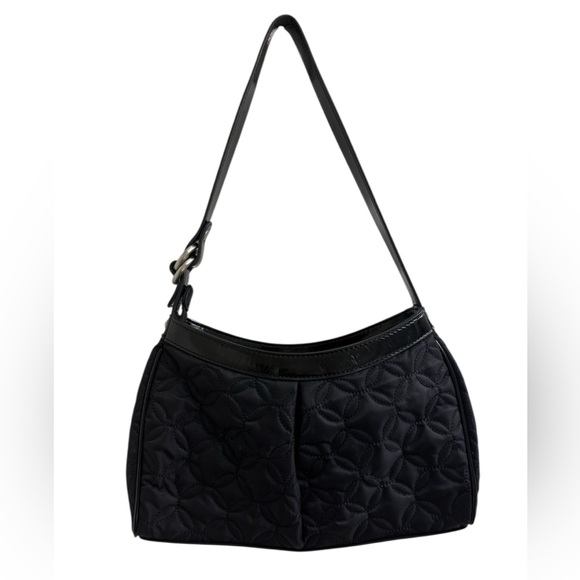 Vera Bradley Black Quilted Shoulder Bag - Picture 2 of 9